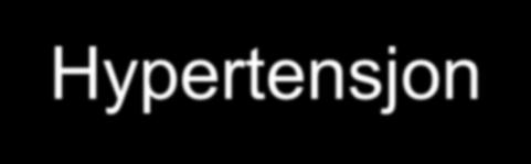 Kronisk hjertesvikt Årsaker Koronarsykdom Hypertensjon Etiologi hos 75-80 % av alle med kronisk hjertesvikt Klaffefeil