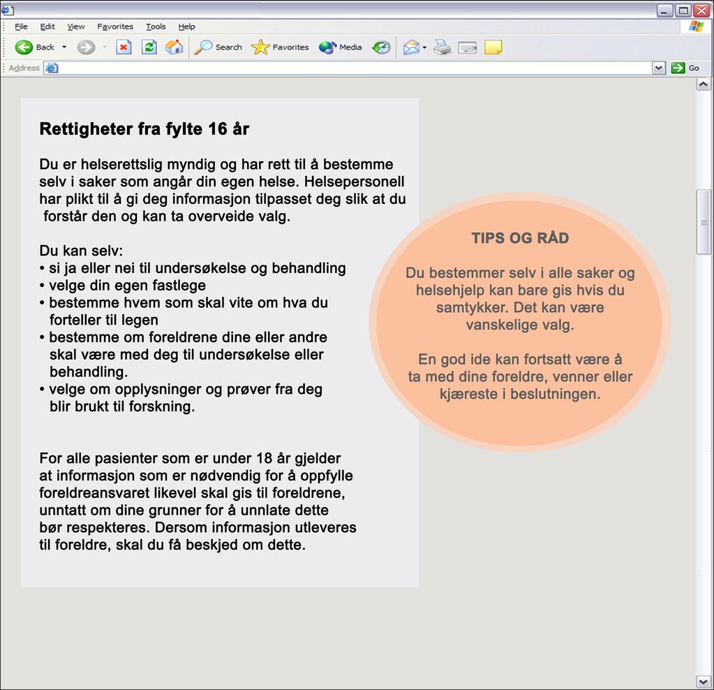 3. Informasjonsboks