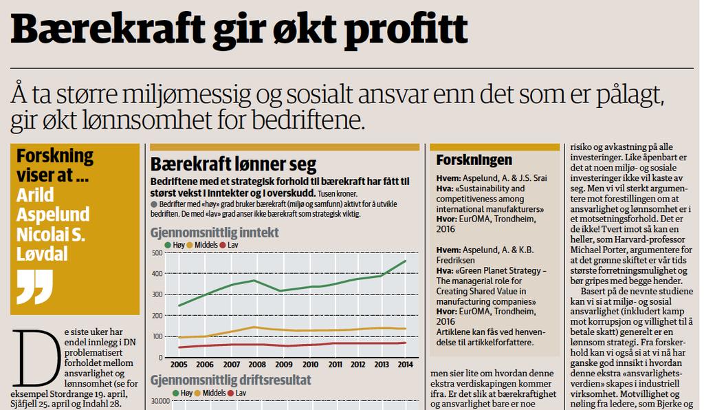 Knowledge for a better world Dagens