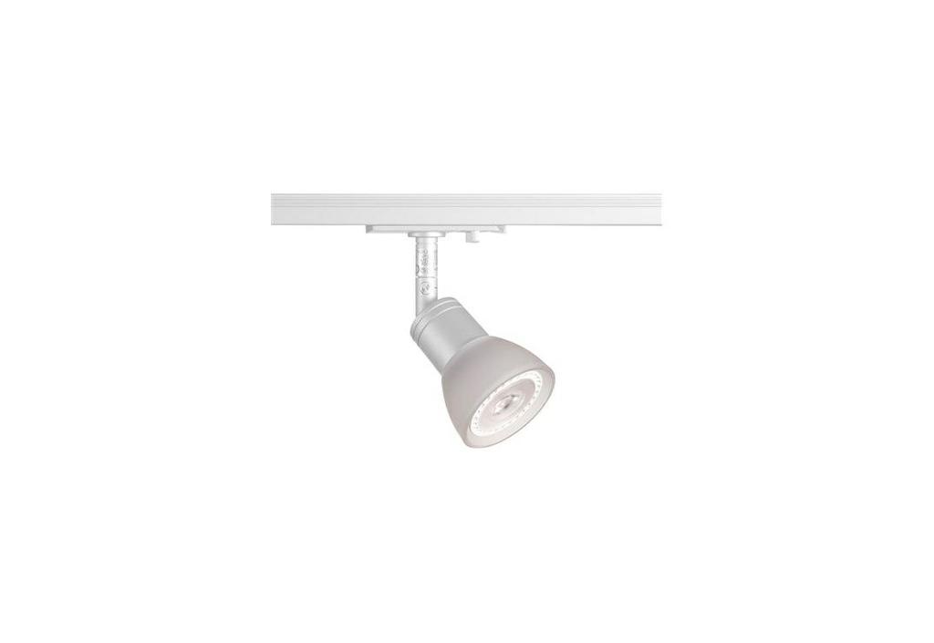 Referanse: Lofts rom - for strømskinne SQUARE 1F 230V TR-305 GU10 HVIT M/GLASS Spotlight til montering på 1 faset SQUARE skinne.