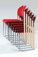 The practical grip in the chairback, amble opening between the seat and back and the