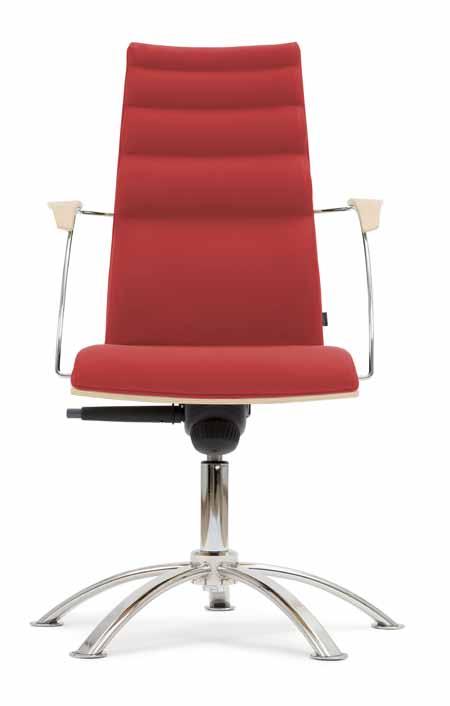 The chairs are offered with several variations on the chassis and seat shell.