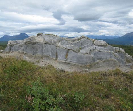 Den sørøstlige delen av kartleggingsområdet, fra Nordhus, langs Andsvatnet til Nesvollen, øst for Vegavatnet og Vakkerhumpen, og nord til Sennavatnet, er dominert av mylonittisk skifer.