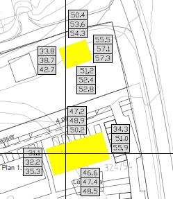 11 3 RESULTAT 3.1 Tegningsoversikt Resultatet av støyberegningene er vist på tegningene X001, X002 og X003. X001 er støysonekart for 1.