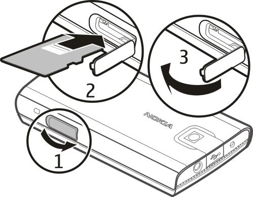 Nokia bruker godkjente industristandarder for minnekort, men det kan hende at enkelte merker ikke er kompatible med denne enheten.