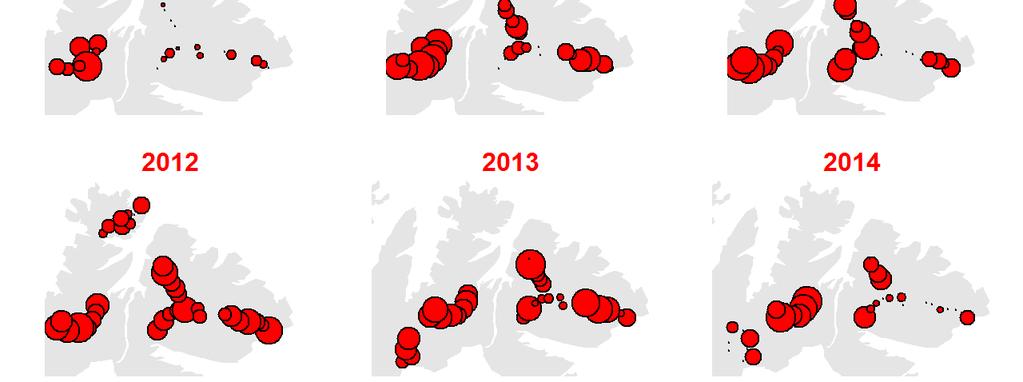 Hvordan åtestatsjoner blir brukt avhenger av hvordan ressurssituasjonen er for rovdyrene i hvert enkelt år.