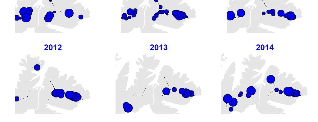 Ser vi alle årene under ett tolker vi effekten av rødrevuttaket som mest effektiv i de indre deler av Varangerhalvøya hvor det ofte er betydelig færre besøk av rødrev enn ved kysten.