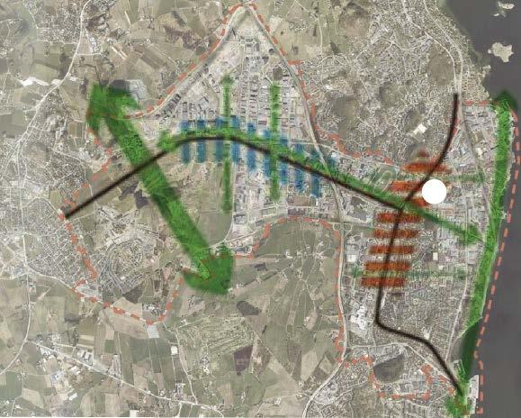 Planområdet inngår også i Interkommunal kommunedelplan for Forus (IKDP Forus) hvor området er vist som utbyggingsområde nær bussveien hvor det