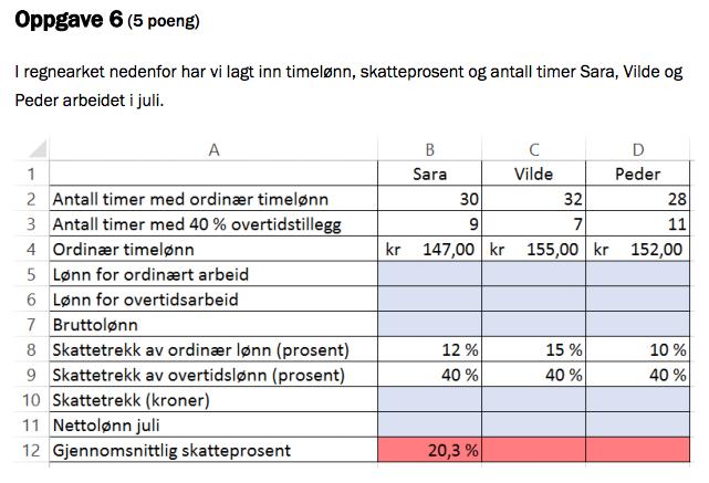 LØNN EKSEMPEL 1