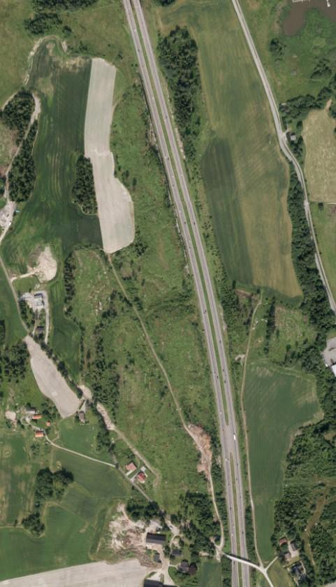 Fakta i saken: Planområdet er lokalisert på vestsiden av E6, ca. 500 meter nord for Korsegårdskrysset.