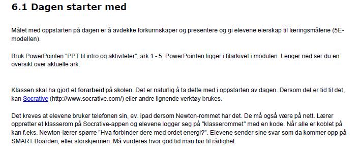 I grupper: Hvordan bygger N-modul på elevenes forkunnskap?