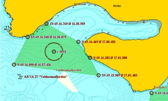 Arealstørrelse (km 2 ) Torsken 1928-A6 Veidemannsfjorden NFFFA Akva 2,37 Innspillsgruppe akva Ny lokalitet ved utløpet av Sifjorden, innspill A27 Konsekvensutredning Gyteområder/oppvekst område yngel