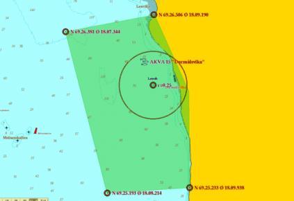 Arealstørrelse (km 2 ) Ny lokalitet ytterst i Gisundet, innspill A15 Lenvik 1931-A9 Durmålsvika Ky.pl.