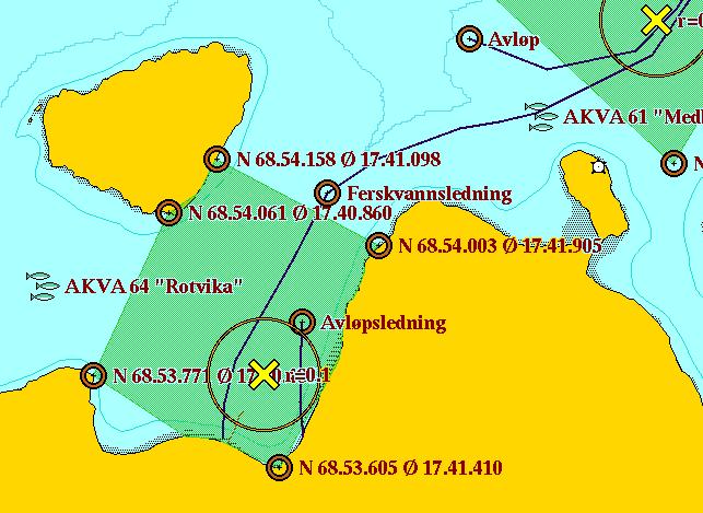 Arealstørrelse (km 2 ) Salangen 1923-A6 Rotvika Slaktemerder,62 Innspill akva Slakteri og ventemærer for Salaks AS, innspill A64 Konsekvensutredning Gyteområder Andre innbyggerinteresser, barn og