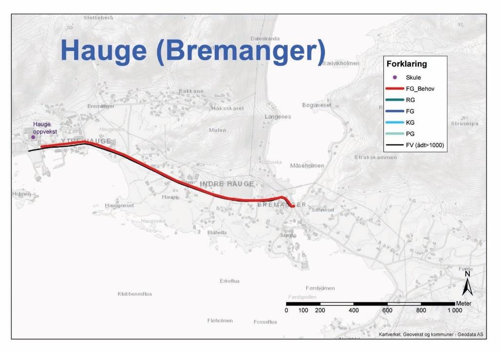 og fartsgrensa er 50 og 80 km/t.