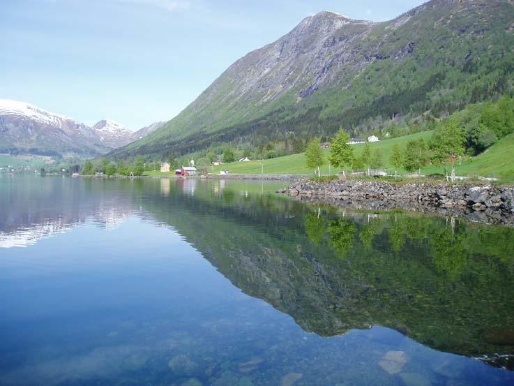 Landskapsbilde Romleg analyse topografiske skilje i landskapet utsiktspunkt landemerke viktige element som bind landskapet saman til