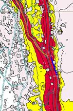 Støysonekart Anleggseigar skal utarbeide kart med rød og gul støysone for eksisterande støykjelder I plansaker der støy