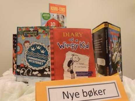 "Grunnstammen" i det nye biblioteket kommer fra den gamle skolen.