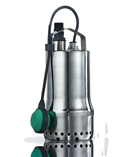 Lensepumper 7 Klarer lengre driftstid! Bra! Initial Drain Bedre! TMW Best! TSW Nedsenkbar pumpe som er beregnet for å drenere vann.