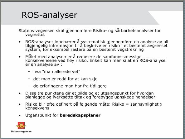 Nevn noen eksempler på situasjoner