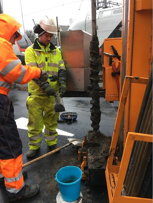 Statusundersøkelser ytre miljø Forurenset grunn (Moss havn og Moss stasjon) Grunnundersøkelser, mange