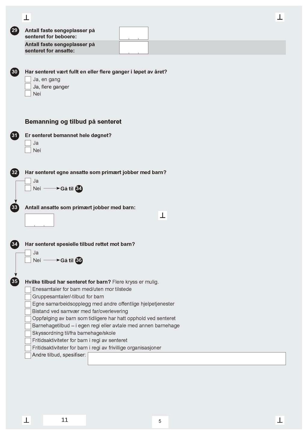 Rapportering fra krisesentrene 2007