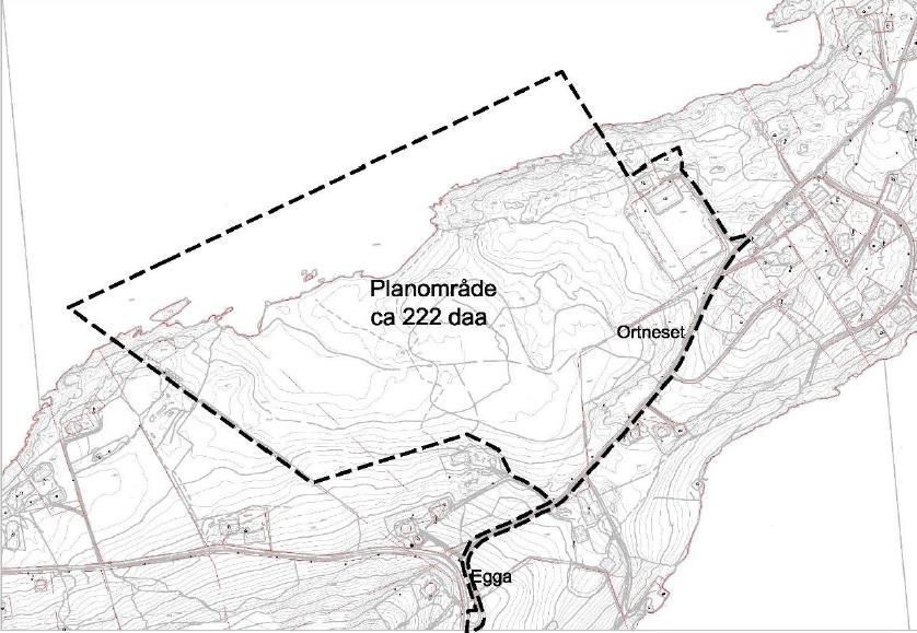 no/khb Planområdet ligg på Ortneset, i nord-vest på gbnr 131/1, 2 m.