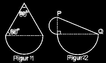 Oppgave 9 (4 poeng) Nettkode: E 4AMZ Figur 1 ovenfor er sammensatt av en trekant og en halvsirkel. Halvsirkelen har radius 5,5.