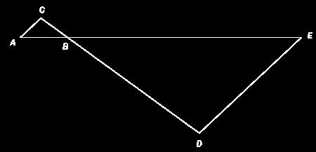 Oppgave 4 (6 poeng) Nettkode: E 4ANZ ΔABC og ΔBDE er formlike.