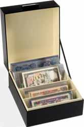 Arkivboks 55 LOGIK arkivboks Sorte arkivbokser for myntsett, 750 sedler, 700 postkort, 450 brev, 700 kartotekkort eller andre samlerobjekter.