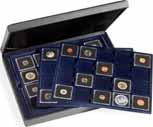 74 Tilbehør for QUADRUM PRESIDIO myntkassett laget av elegant sort kunstlær