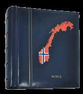 Det solide og elegante Norgesalbumet fra den anerkjente leverandøren Leuchtturm Albenverlag har plass til samtlige norske frimerker.