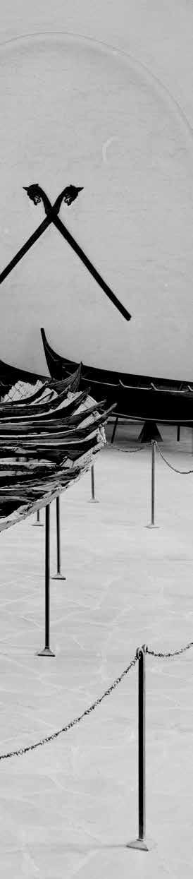 NYE FRIMERKER TUNESKIPET Tuneskipet Skipet ble funnet i en gravhaug på Haugen gård på Rolvsøy i Fredrikstad i 1867.
