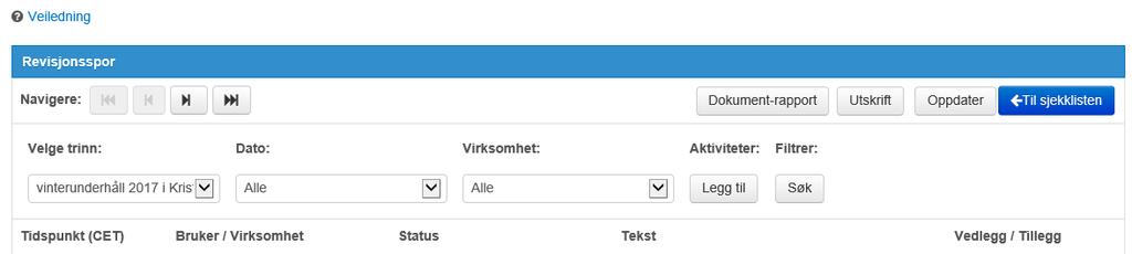 3. Foreta de ønskede justeringene og klikk på knappen [Lagre]. Følgende restriksjoner gjelder for endringer av prosessen: En anbudsboks kan ikke legges til/fjernes etter at konkurransen er opprettet.