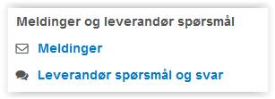 Som oppdragsgiver og anbudseier vil du motta e-post når en leverandør stiller et nytt spørsmål.