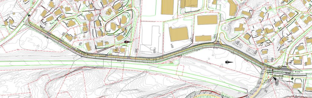 Figur 1: Planlagt trafikksystem i planområdet 6.