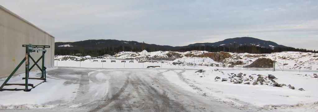 3.2 Topografi, landskapstrekk og vegetasjon Topografien innen planområdet kan beskrives som småkupert med en bratt n svakt hellende skogsområde. Eksisterende industriområde opprettholdes.