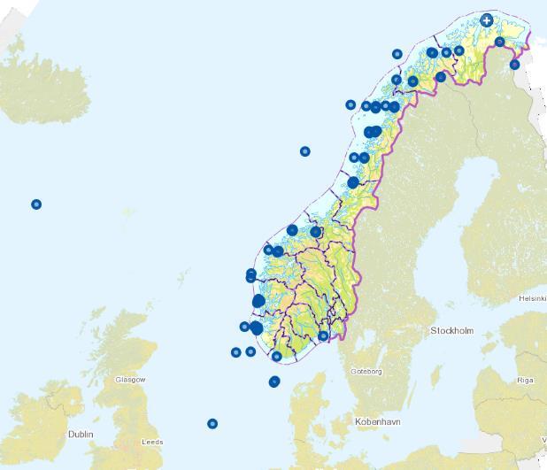 Selekteringen gjør at det er 60,5 % av alle nødstilfellene på sjøen, innenfor det norske SARområdet, i løpet av 2015 som kunne vært alarmert via DSC.