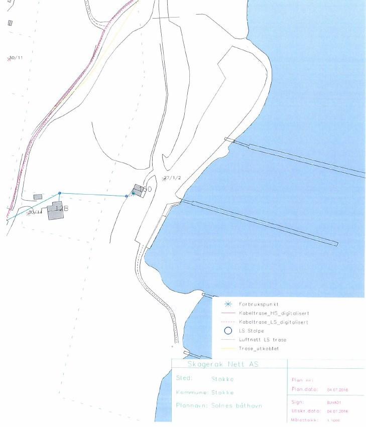 20 (32) SOLNES BÅTHAVN Figur 16: Teknisk infrastruktur. Kilde: Skagerak Energi. 5.12 Grunnforhold På karttjenesten til Norges geologiske undersøkelser (skrednett.