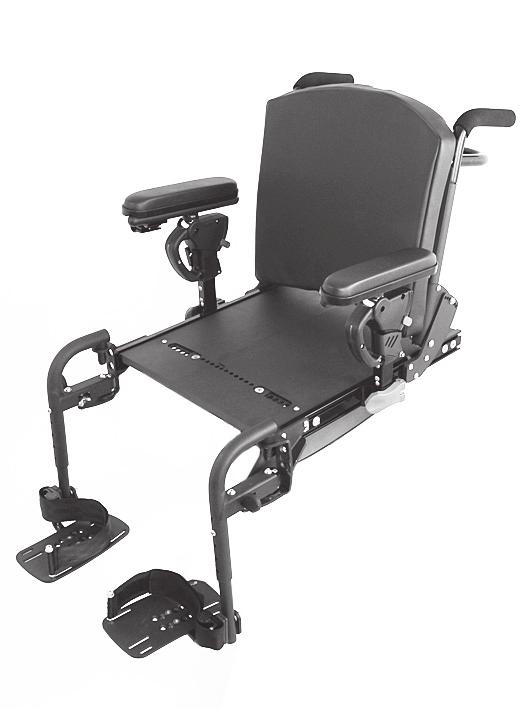 Konstruksjon og funksjon Konstruksjon og funksjon Generelt PS-Junior er et ergonomisk utformet sete som er enkelt å justere etter brukerens behov.