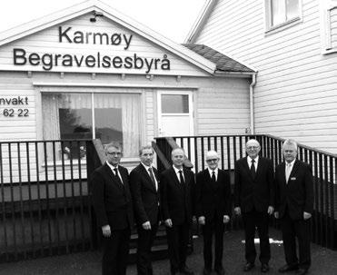 Årsmelding for Karmøy begravelsebyrå 2016 2. november feira me at Karmøy begravelsesbyrå var 50 år. Leiv Stangeland, var einaste attlevande av det første styret.