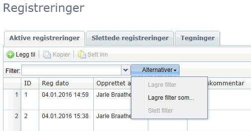 Huk av for hva som skal inkluderes i rapporten. Merk at Beskjeder er det samme som Dialog. Når rapporten er generert, velg å åpne.