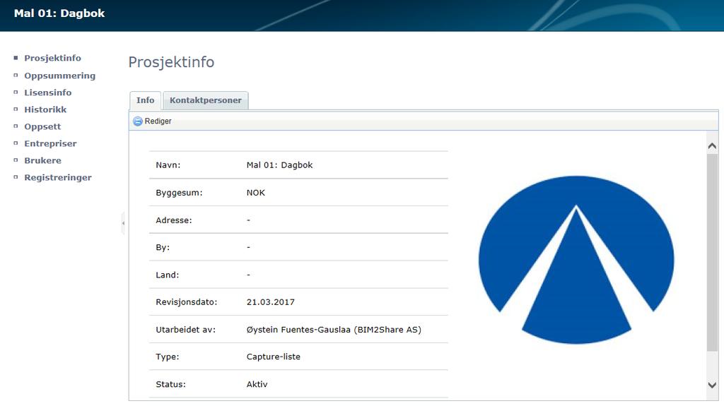 Anbefalt praksis Godkjent av: Steffensen, Birger Side: 94 av 114 9.6. Rolle: Administrator Bane NOR Se kapittel 2.4.4 for overordnet beskrivelse av roller i Capture.