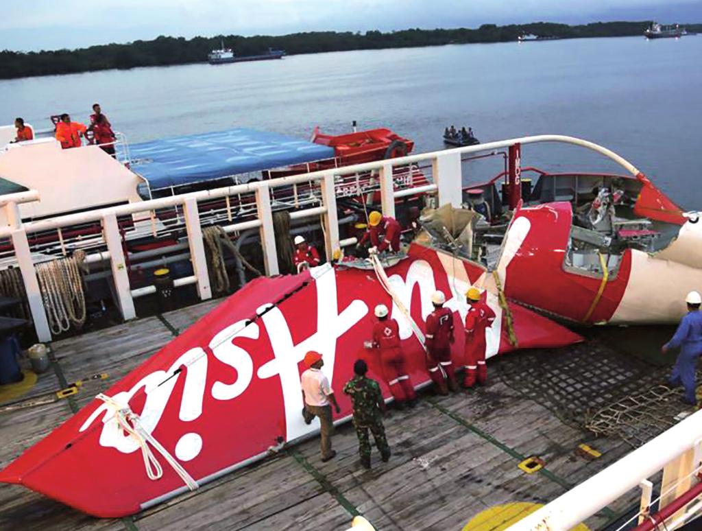 GIKK GALT: 162 personer mistet livet da Air Asia Flight 8501 styrtet i Javasjøen.