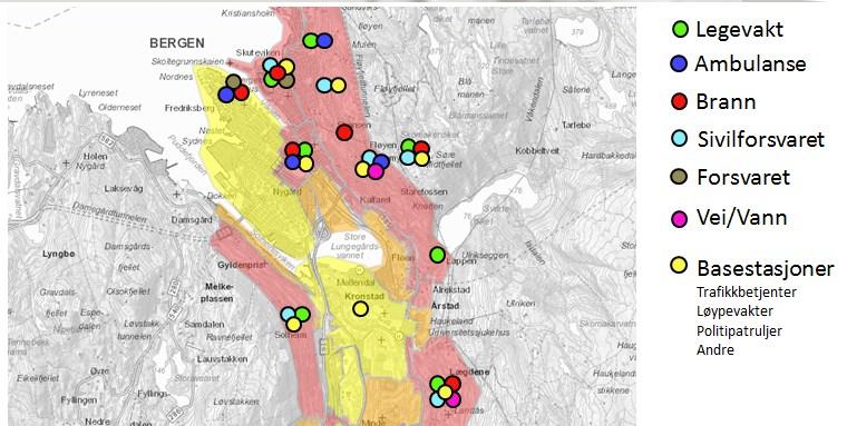 Nødetater og beredskapsressurser Tilpasset dimensjonering av ressurser