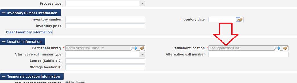 deretter Select: Item kommer automatisk fram igjen,