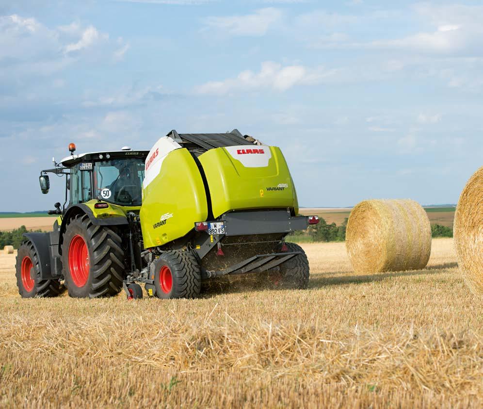 NYHET En god ting har som regel hastverk. Binding NYHET: CLAAS dekkende nettbinding. God oversikt.