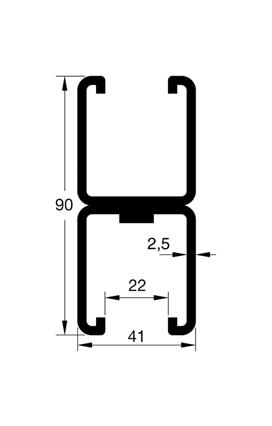 Elektroforsinket / Pregalvanisert Skinner