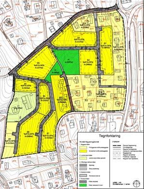 8-10 nye boliger pr. år. Vi ønsker i første omgang å fokusere på det allerede frigjorte området med betegnelsen B4 i reguleringsplanen, med totalt 18 stk leiligheter.