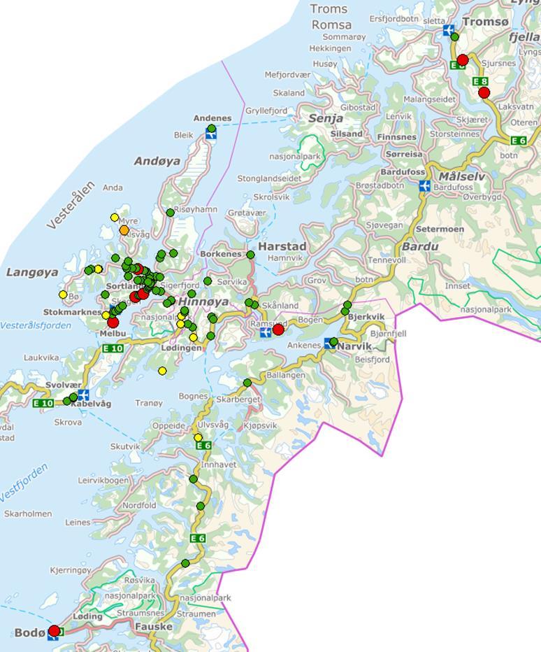 Politiregistrerte trafikkulykker i Norge